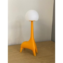 Ilgaz Zürafa Şekli Şarj Edilebilir Bluetoothlu Atmosfer Led Masa Lambası Çocuk Odası Çalışma Masası Bebek Odası Sarı