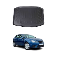 Seat Ibiza Hb 3 Kapı / 5 Kapı 2009-2016 Arası Uyumlu Araca Özel Kauçuk Tpe Bagaj Havuzu Siyah
