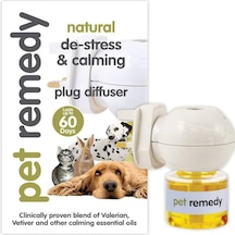 Pet Remedy Priz Tipi Doğal Sakinleştirici Difüzör + 40 Ml Şişe Kedi, Köpek Stres Ve Kaygı Giderici Set