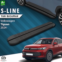 S-dizayn Vw Tiguan 3 S-line Siyah Yan Basamak 183 Cm 2024 Üzeri