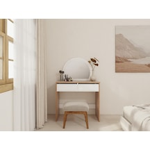 Huzur Makyaj Masası Marbellakiraz Beyaz