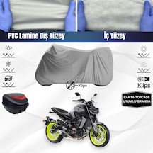 Yamaha Mt-09 Motosiklet Brandası Çanta Topcase Uyumlu Motor Brandası