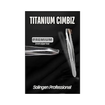 3 Mm İnce Uçlu Cımbız Titanyum Çelik Solingen Professional
