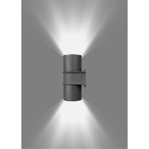 Çiftli Çağlayan Aplik Ip54 Dış Mekan Zita Beyaz Işık Bahçe Aydınlatma Duvar Apliği + 2 Led Ampul Diğer
