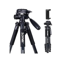 Profesyonel Q111 Taşınabilir 5kg Taşıma Kapasiteli 139,7cm Alüminyum Siyah