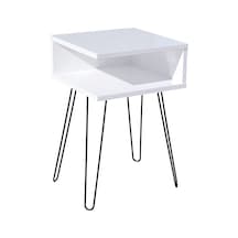 Eymen Metal Ayaklı Yan Sehpa Köşe Sehpa