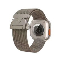 Apple Watch 42mm Uyumlu Milano Metal Kordon - Desert