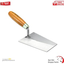 Dekor 067 Ahşap Saplı Duvarcı Malası 18 CM Yay Çeliği
