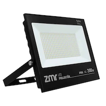 Zmr 200 Watt - 220 Volt Beyaz 6500k Ip66 150 Işık Açısı Siyah Slim Kasa Led Projektör