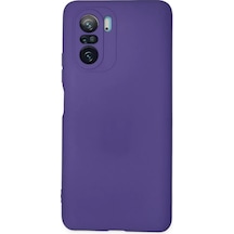 Newface Xiaomi Poco F3 Kılıf Nano İçi Kadife Silikon - Mor
