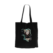 Ozzy Osbounre Colors Body Siyah Kanvas Bez Çanta Siyah
