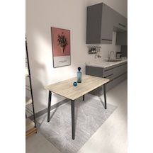Vilinze Avanos Mdf Traverten Sabit Traverten Mutfak Masası - 70x120 Cm