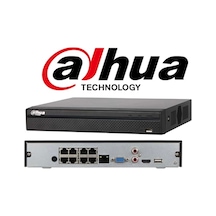 Dahua Nvr2108hs-8p-t, 8kanal Poe, 8mpix, H265+, 1 Hdd Desteği, 1080p Kayıt, 80mbps Bant Genişliği,