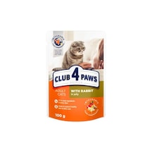 Club4Paws Tavşanlı Premium Pouch Kedi Maması 100 G