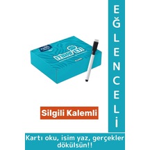 Arkadaş Grup Tatil Yılbaşı Silgili Kalemli Eğlenceli Kızdırmalı Cezalı Cesur İtiraf Oyunu 45 Kart