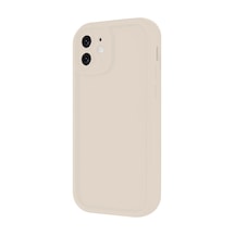 Apple iPhone Uyumlu 11 Kılıf Viera Silikon - Krem İtdark42619