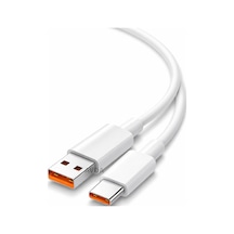 120w Turbo Hızlı Şarj Kablosu Type-c 6a Redmi Samsung Huawei Süper Fast Charging