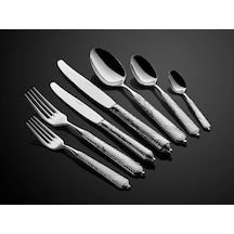 Joy Carmen 1chj-003 Embossed 89 Parça Çatal Kaşık Bıçak Takımı Gri