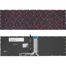 Msı Uyumlu Ge62 7rd Apache -840xtr, Ge62 7rd-1406xtr Apache Klavye Tr Işıklı - Kırmızı Aydınlatma