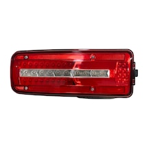 Çerkez 12v-36v Stop Lambası Ledli Plakalı Yan Soketli Euro-6 Daf Sol