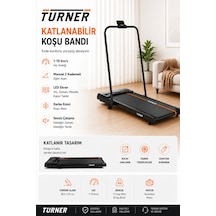 Turner Katlanabilir Yürüyüş Bandı Koşu Bandı