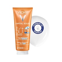 Vichy Capital Soleil Gentle Protective Milk Çocuklar İçin Yüksek Korumalı Yüz Ve Vücut Sütü Spf 50 300 Ml Sku: Smg8690010420275 Açık Bej