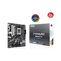 Asus Prıme B840m-k, 8000mhz, 2xddr5, 2x M.2, Hdmı, Am5 Soket Anakart