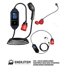 Enerjitem 11 Kw Elektrikli Araç Taşınabilir Şarj İstasyonu