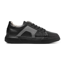 Sneaker Erkek Og-437 John May Siyah-gri Gri - Siyah
