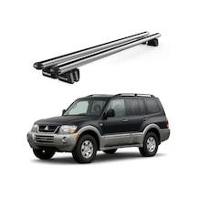 Pençe Mitsubishi Montero 1999-2006 Uyumlu Gri Ara Atkı 135cm Port Bagaj Tavan Barı