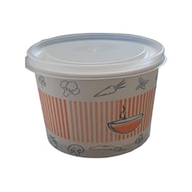 Karton Çorba Kasesi Kapaklı 16oz 25 Adet Diğer