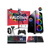 Turbox TX500 i5 3470 16 GB 256 GB SSD 1 TB HDD 4 GB RX550 27" Curved Masaüstü Oyuncu Bilgisayarıı
