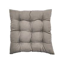 Leva House Lüks Silikon Kare Minder 40x40 Cm - 6 Adet Tarı Beyaz