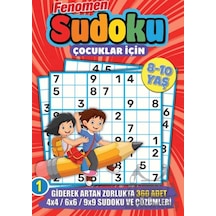 Fenomen Çocuklar İçin Sudoku 8-10 Yaş Maxi Yayıncılık