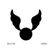 Airbrush Tattoo Uçan Top Kanat Yapışkanlı Stencil Süsleme Ve Boyama Kalıbı