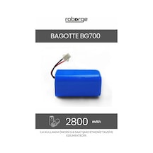 Bagotte Bg700 Robot Süpürge Uyumlu Batarya 2800 Mah - Muadil Ürün