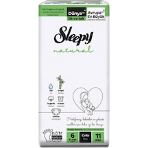 Sleepy Natural Bebek Bezi 6 Numara 11 Adet