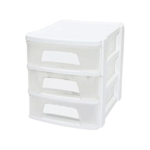 Tonton - No:1 Çekmece 3 Katlı 18.5x27x22.2cm 4597 Çok Renkli