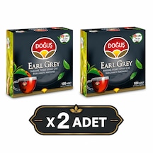 Doğuş Earl Grey Bardak Poşet Çay 200 G 100'lü X2 Adet