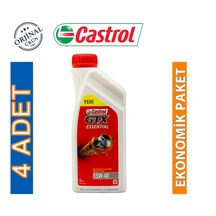 Castrol GTX Essential 15W-40 Motor Yağı 4 x 1 L