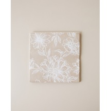 English Home Beige Blossom 20'li Kağıt Peçete 33x33 Cm Bej