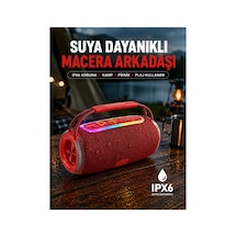 20w Kablosuz Bluetooth Hoparlör Rgb Işık Efektli Usb/sd/aux Destekli Standart