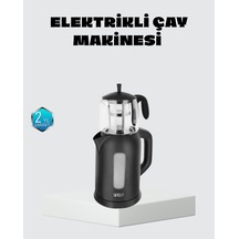 Sinbo Elektrikli Çay Makinesi 1.7 L Su Isıtıcı Ve Cam Demlikli Güvenli Kullanım Mh-hs3982-4680