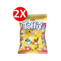 Elvan Toffix Sour Mix Şeker 2 x 300 G
