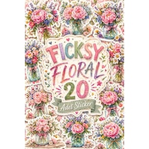Çiçek Sticker Seti - 20 Adet Etiket Çıkartma Diğer