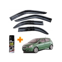 Opel Corsa D Mügen Cam Rüzgarlığı 2007-2014 Arası 4 Lü Takım +500ml Lastik Parlatıcı