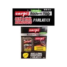 Carpi Vinil Deri Koruyucu Lastik Parlatıcı Badem Yağı-süngerli