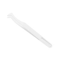 Koodmax Hassas Elektronik Ve El Sanatları Tamir Cımbızı Sert Plastik 11.5cm Dirsek Cımbız Beyaz
