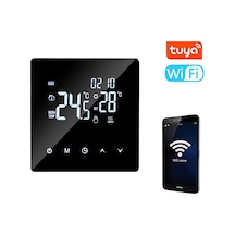 Geeksen K2mh16a Wifi Akıllı Elektronik Isıtıcı Termostati - 16a, 5-95 C, Dokunmatik Kontrol, Ev Ofis İçin