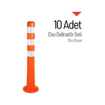 10'lu Delinatör 73 X 7,5 Cm Eko, Esnek Duba-3317